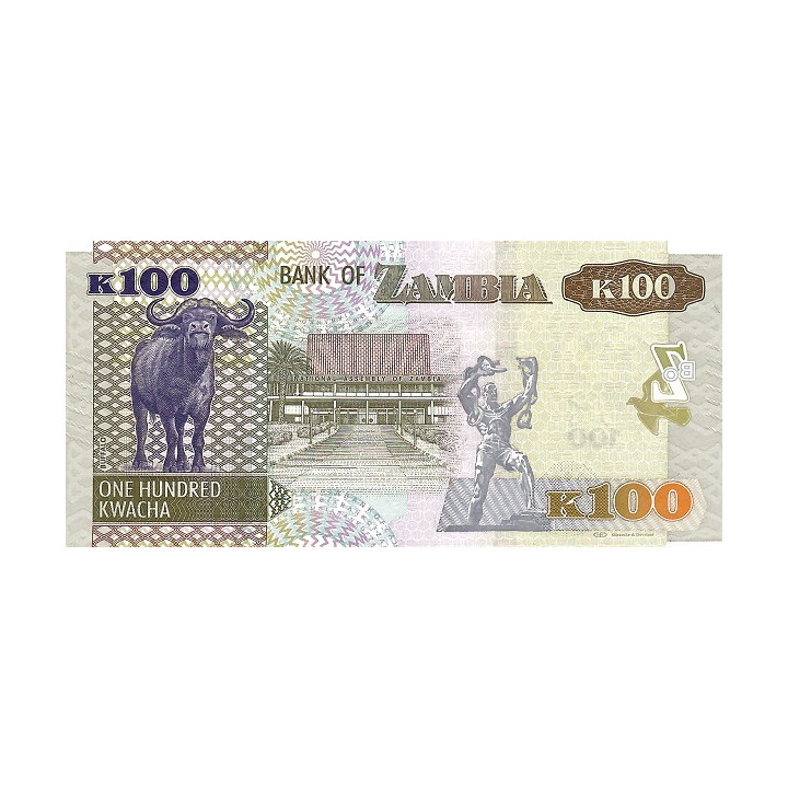 Zambia 100 Kwacha 2021 P61c