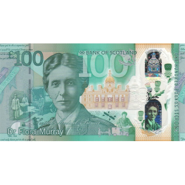 Scotland 100 Pounds 2022 Bank of Scotland Pnew