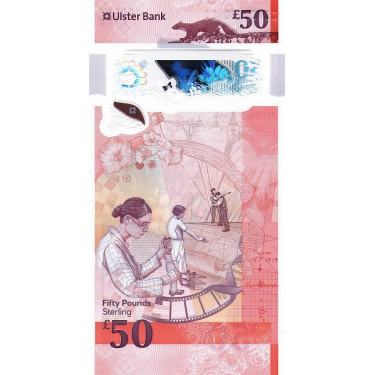Northern Ireland 50 Pounds 2022 Ulster Pnew