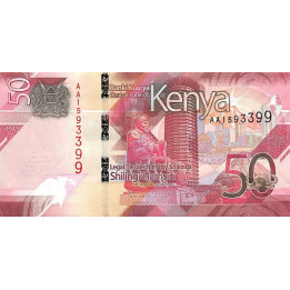 Kenya 50 Shillings 2019 P-52