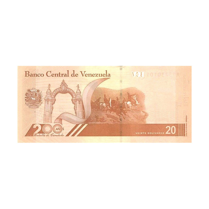 Venezuela 20 Bolivares Digitales 2021 P-new