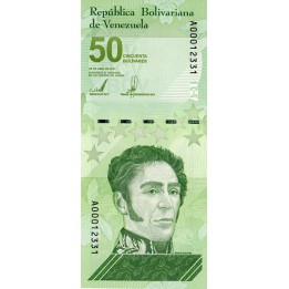 Venezuela 50 Bolivares Digitales 2021 P-new