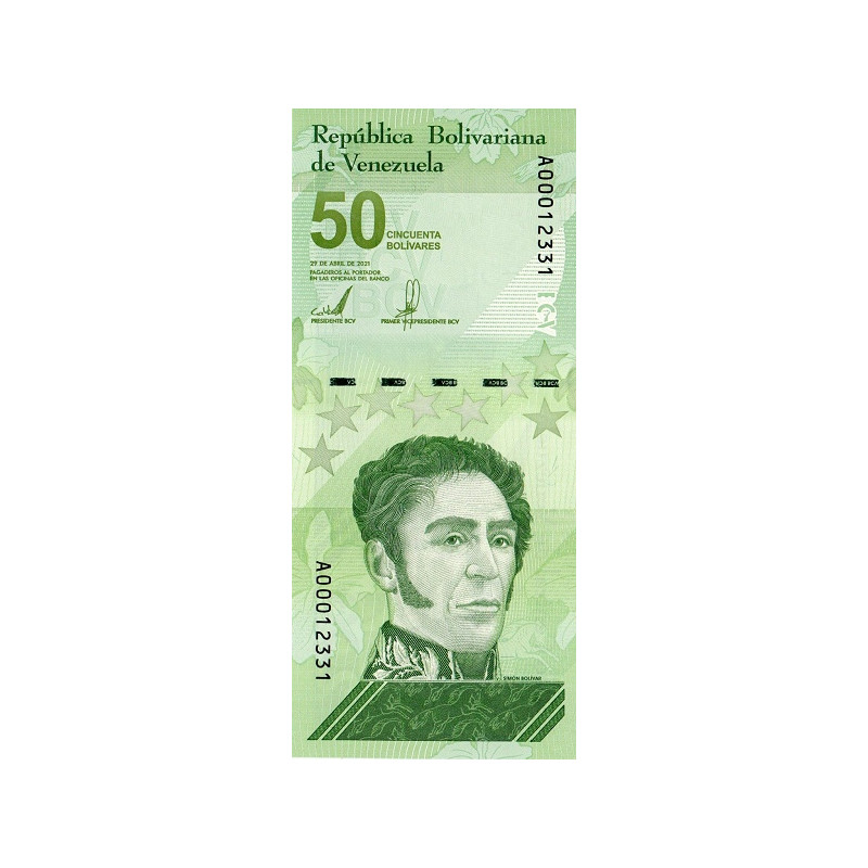 Venezuela 50 Bolivares Digitales 2021 P-new