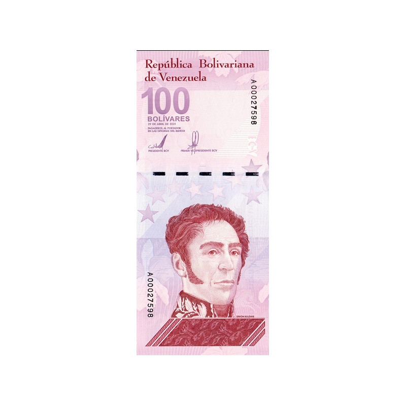Venezuela 100 Bolivares Digitales 2021 P-new