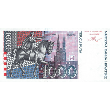 Kroatien 1000 Kuna 1993 P35