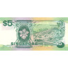 Singapore 5 Dollars ND 1989 P19