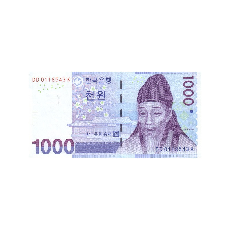 South Korea 1000 Won ND 2007 P54