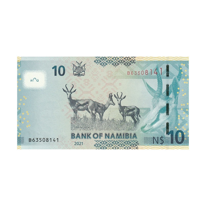 Namibia 10 Dollars 2021 P16