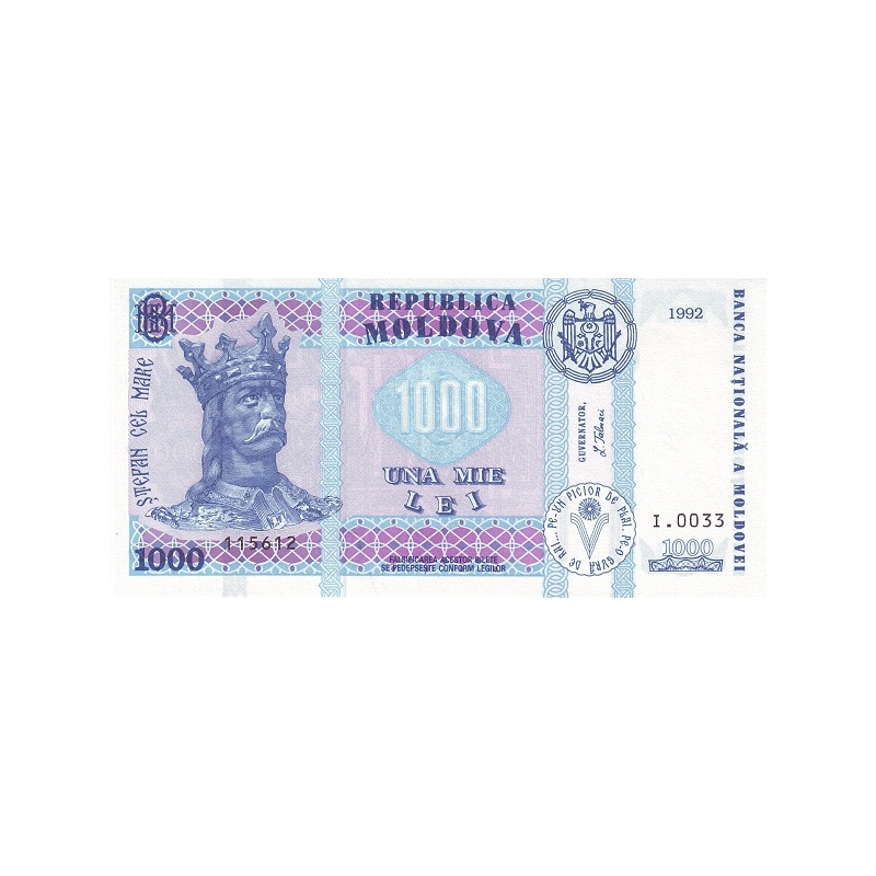Moldova 1000 Lei 1992 P18