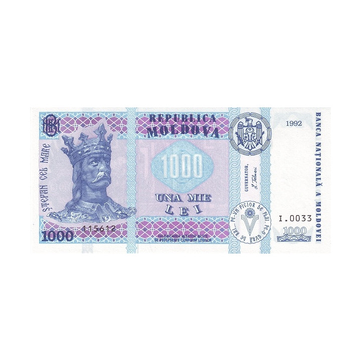 Moldavien 1000 Lei 1992 P18
