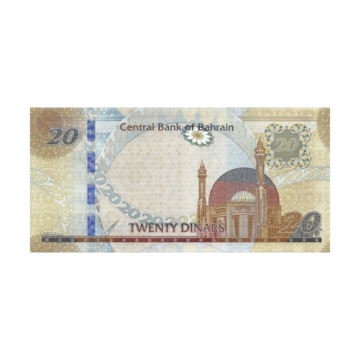 Bahrain 20 Dinars 2016 P34
