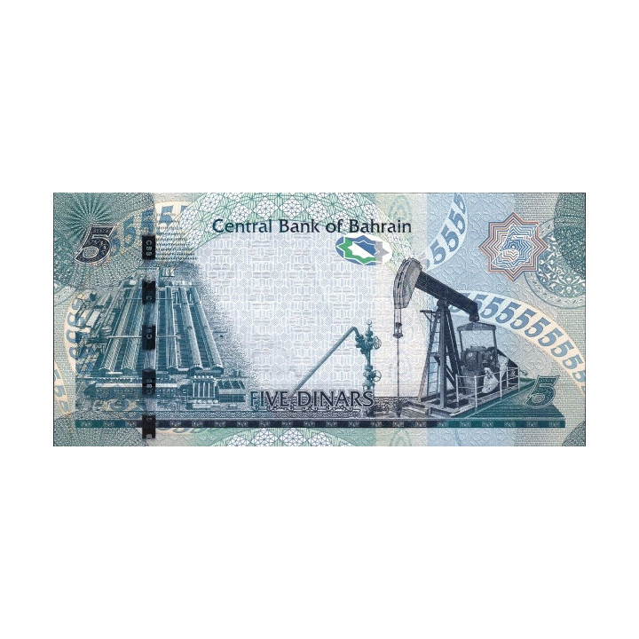 Bahrain 5 Dinars 2018 P32b