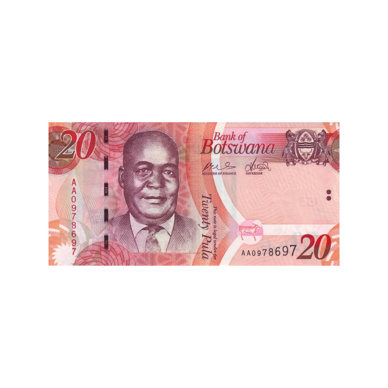 Botswana 20 Pula 2009 P31a
