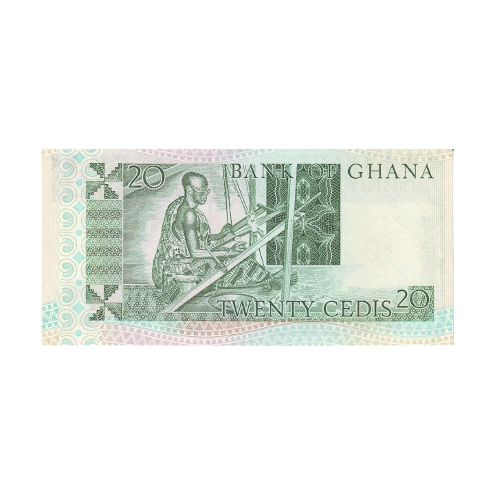 Ghana 20 Cedis 1982 P-21c