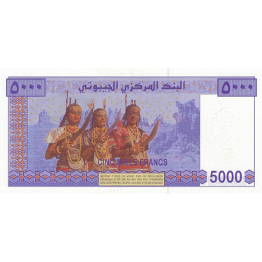 Djibouti 5000 Francs 2002 P44b
