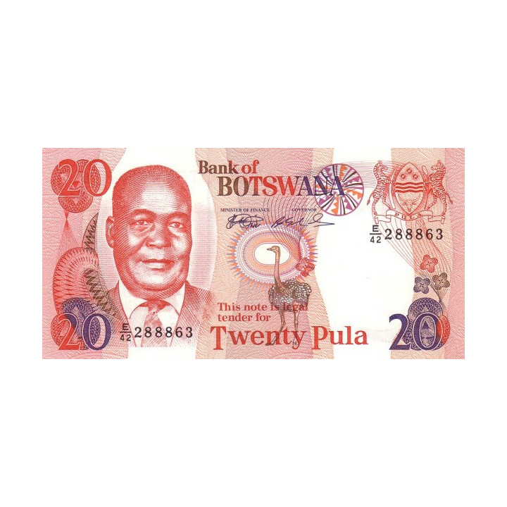 Botswana 20 Pula 1999 P-21a