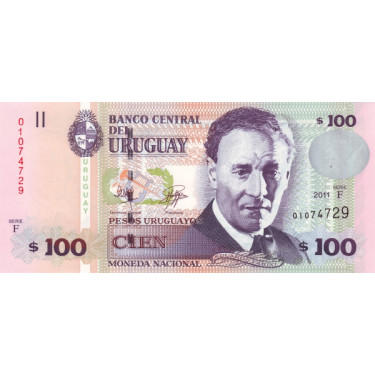 Uruguay 100 Pesos 2011 P88b
