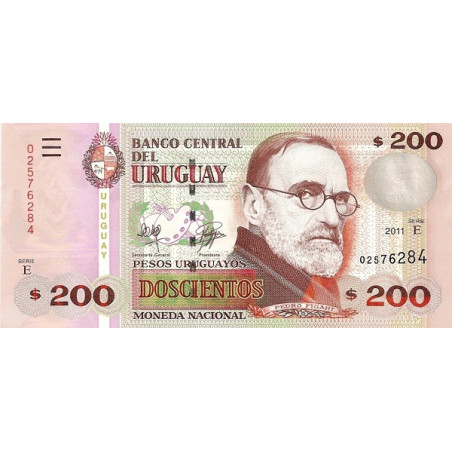Uruguay 200 Pesos 2011 P89c