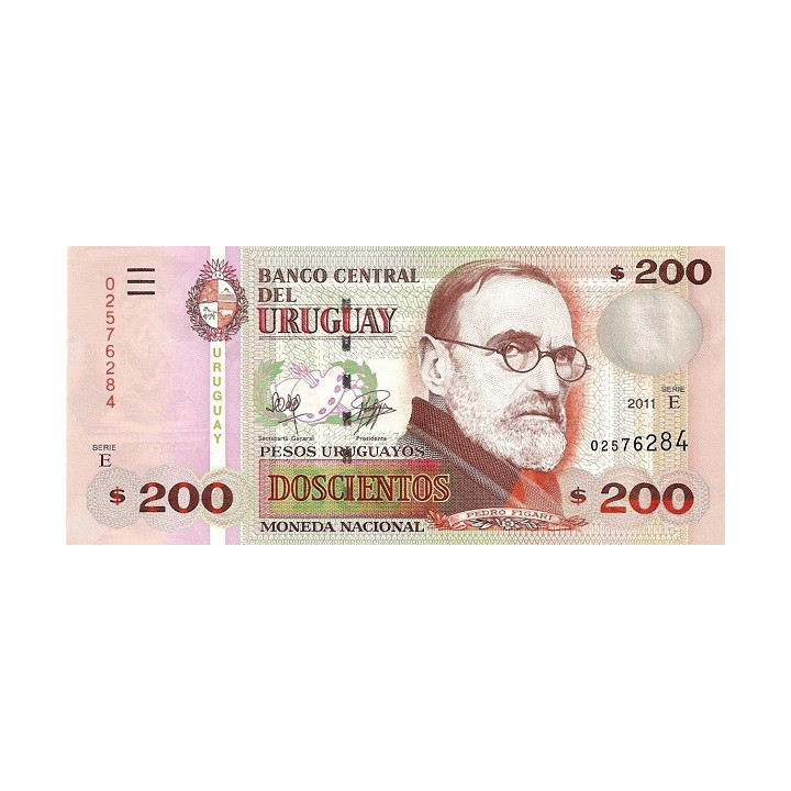 Uruguay 200 Pesos 2011 P89c