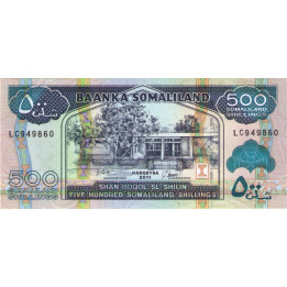 Somaliland 500 Shillings 2011 P6h