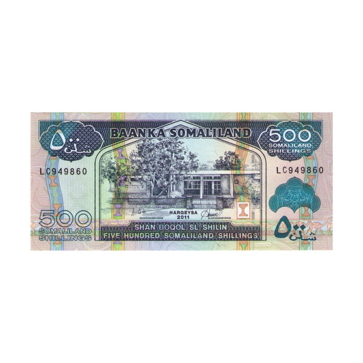 Somaliland 500 Shillings 2011 P6h