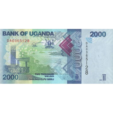 Uganda 2000 Shillings 2021 P50