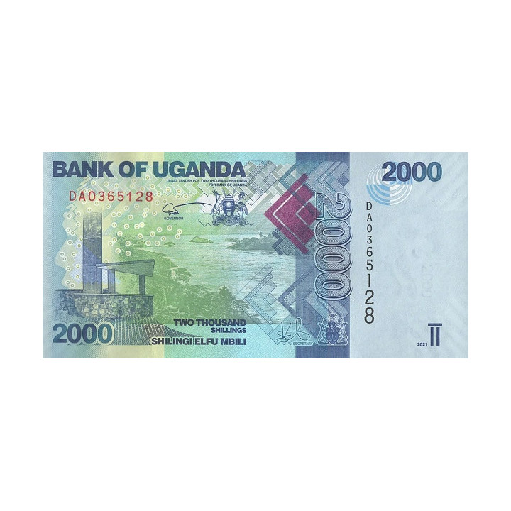 Uganda 2000 Shillings 2021 P50