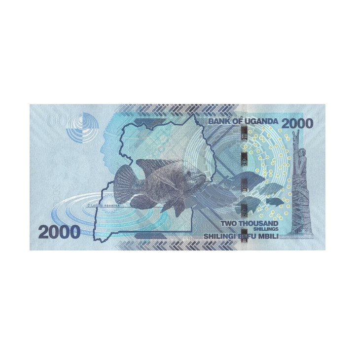 Uganda 2000 Shillings 2021 P50