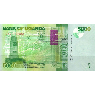 Uganda 5000 Shillings 2021 P51