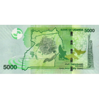 Uganda 5000 Shillings 2021 P51