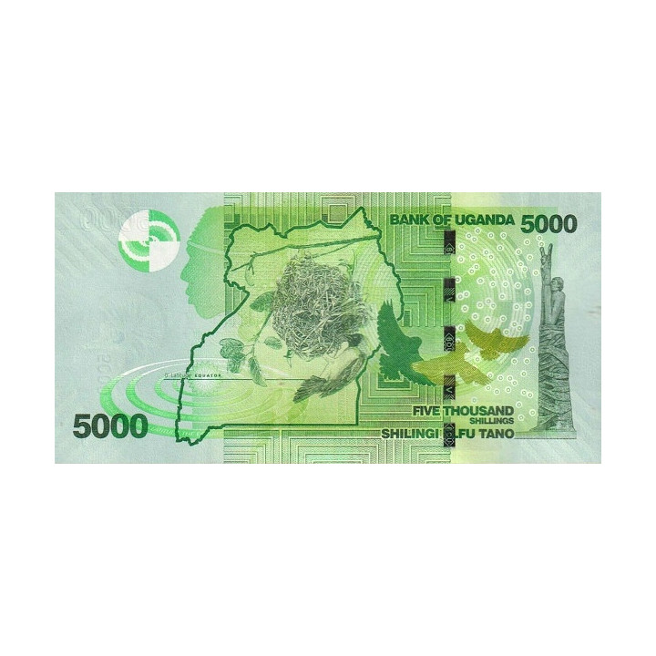 Uganda 5000 Shillings 2021 P51