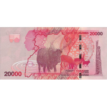 Uganda 20000 Shillings 2021 P53