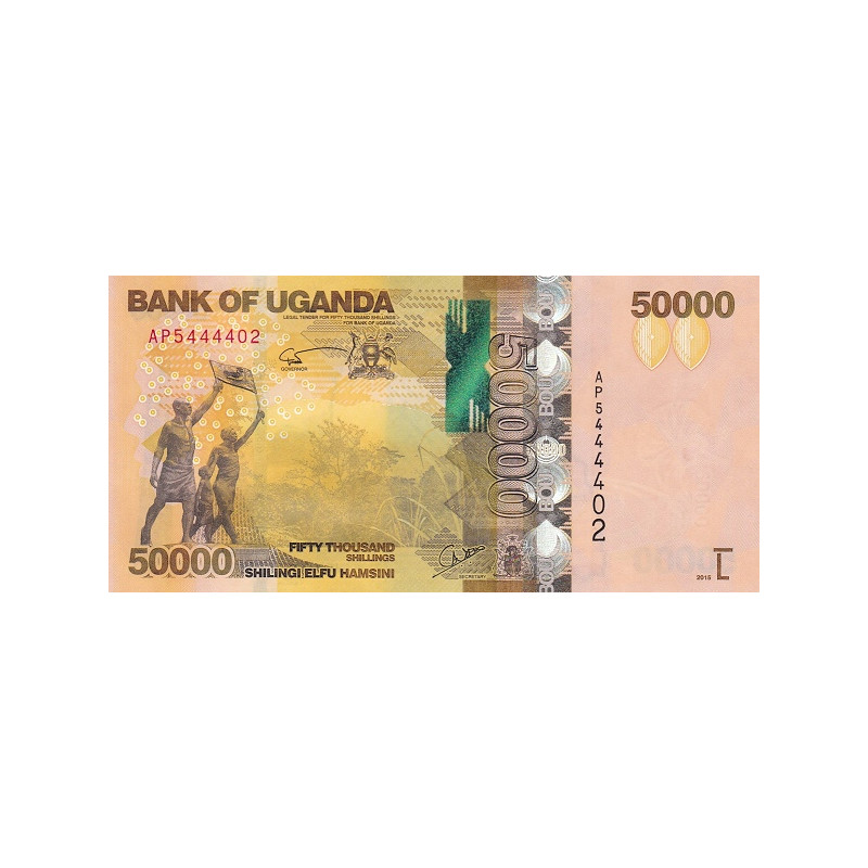 Uganda 50000 Shillings 2015 P54
