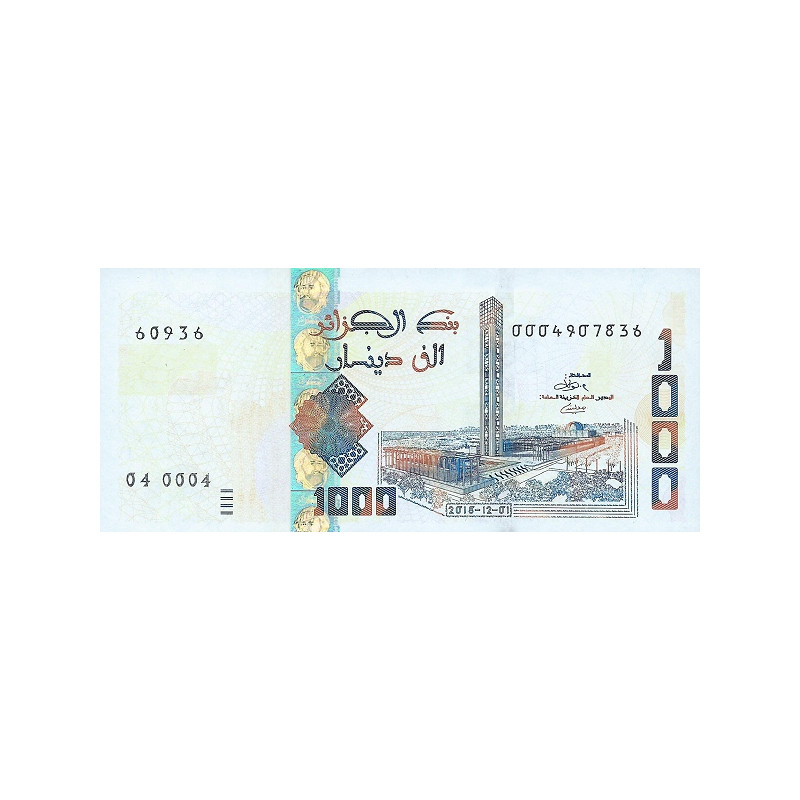 Algeriet 1000 Dinars 2018 P-146