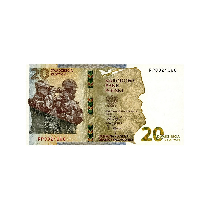 Poland 20 Zlotych 2022 Pnew