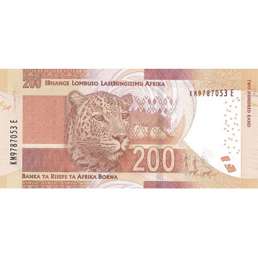 South Africa 200 Rand 2015 P142b
