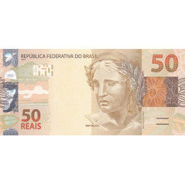 Brasilien 50 Reais 2010 P256f