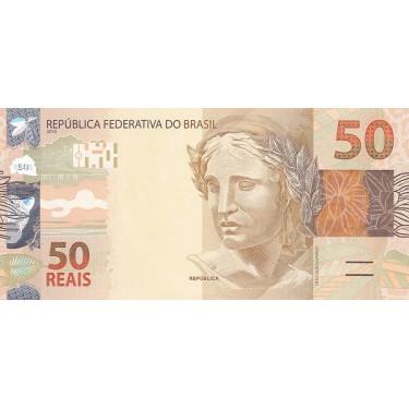 Brasilien 50 Reais 2010 P256f