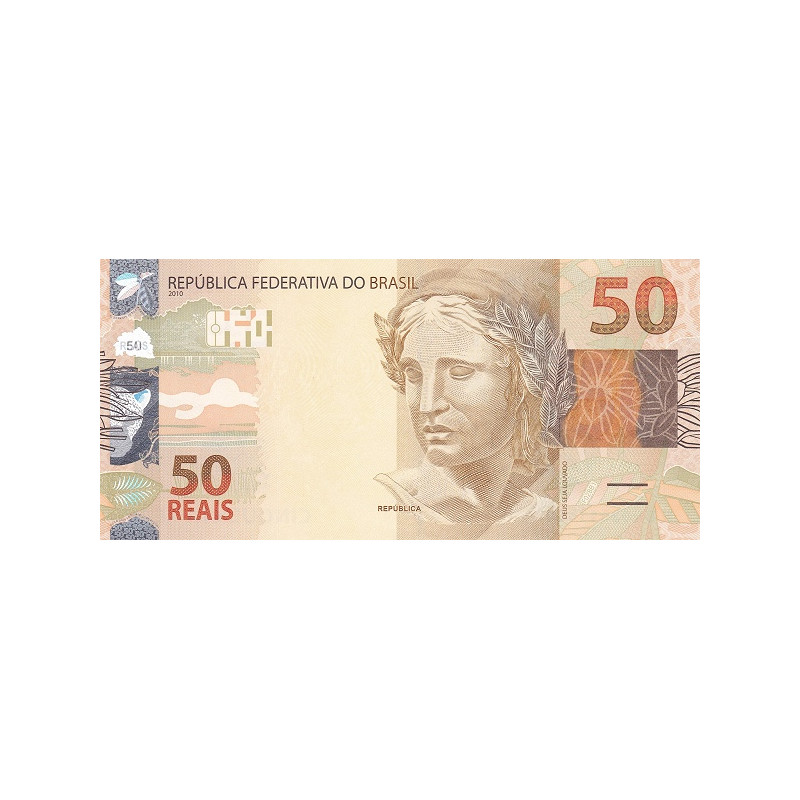 Brasilien 50 Reais 2010 P256f