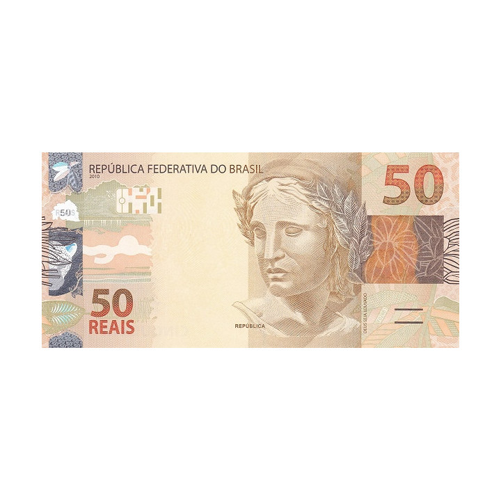 Brasilien 50 Reais 2010 P256f