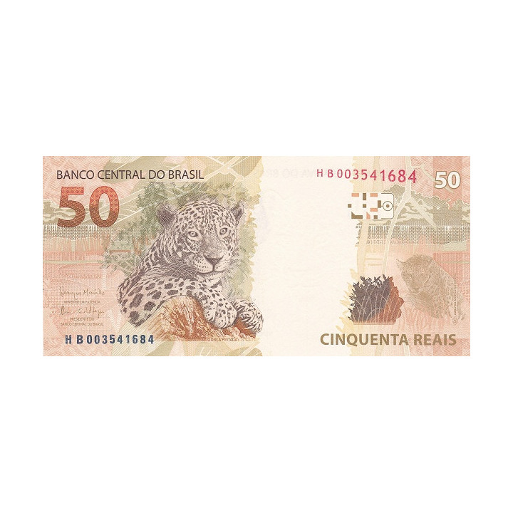 Brasilien 50 Reais 2010 P256f