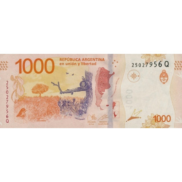 Argentina 1000 Pesos ND 2017 P366