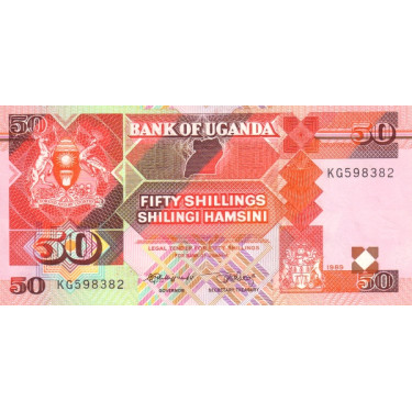 Uganda 50 Shillings 1989 P30b