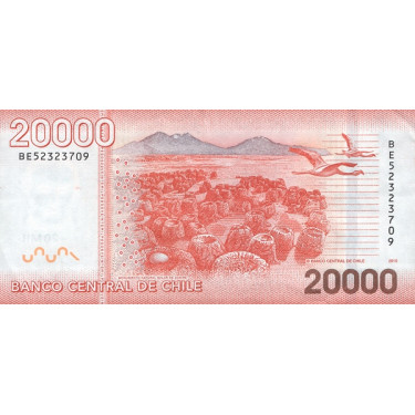 Chile 20000 Pesos 2015 P165f