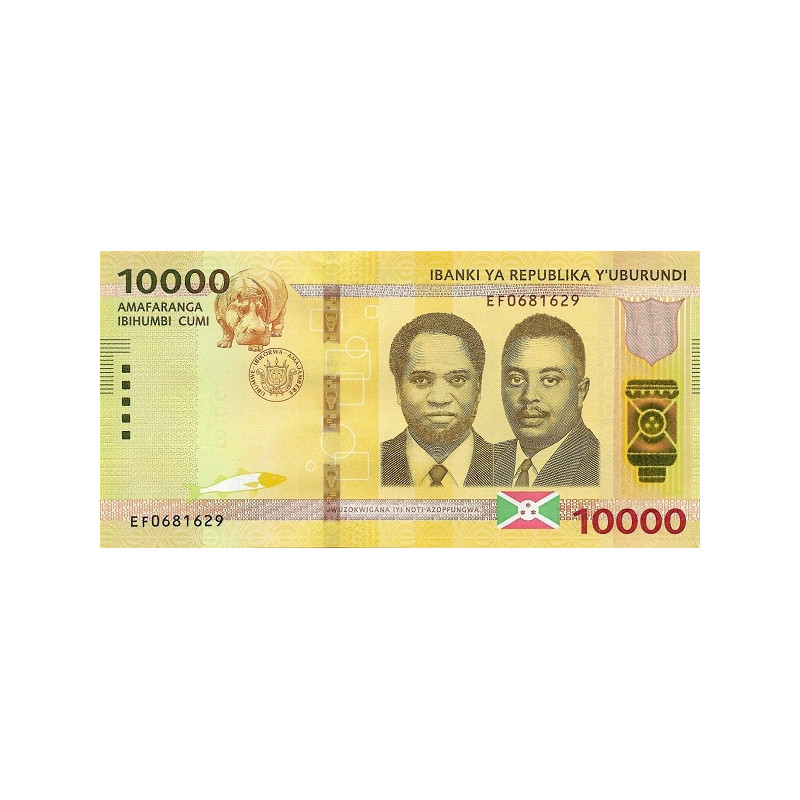 Burundi 10 000 Francs 2018 P-54