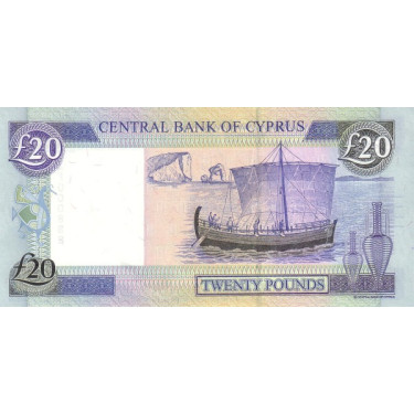 Cypern 20 Pounds 2004 P63c