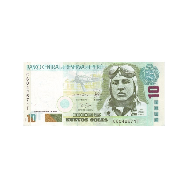 Peru 10 Nuevo Soles 2006 P179b