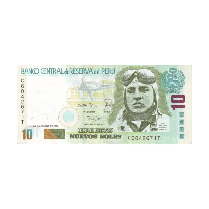 Peru 10 Nuevo Soles 2006 P179b