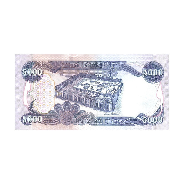 Irak 5000 Dinars 2013 P100