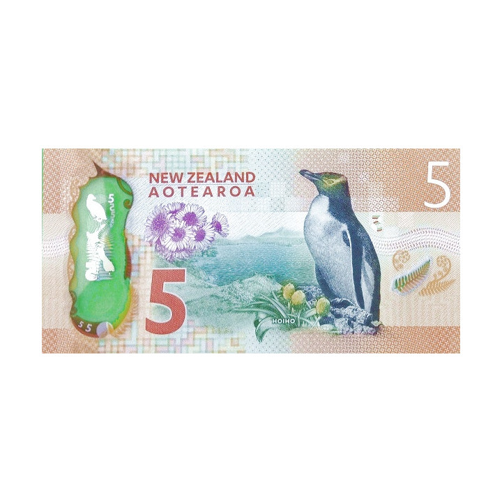 Nya Zeeland 5 Dollars 2015 P191